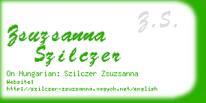 zsuzsanna szilczer business card